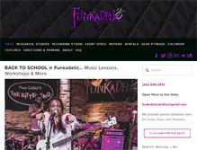 Tablet Screenshot of funkadelicstudios.com